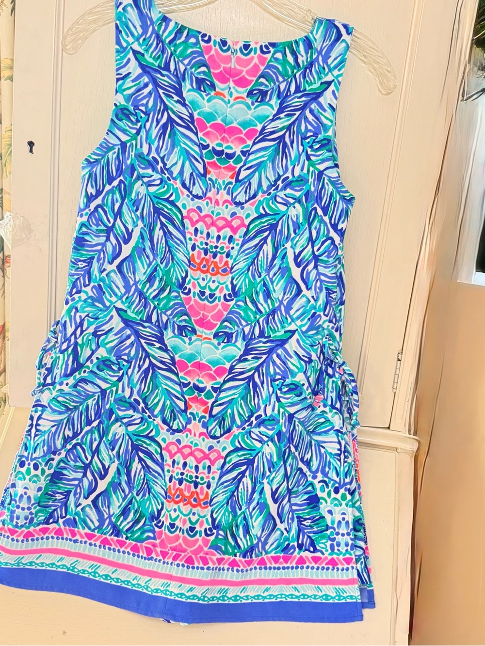 Lilly Pulitzer DONNA Romper MULTI FEEL THE BEAT ELEPHANT size 0